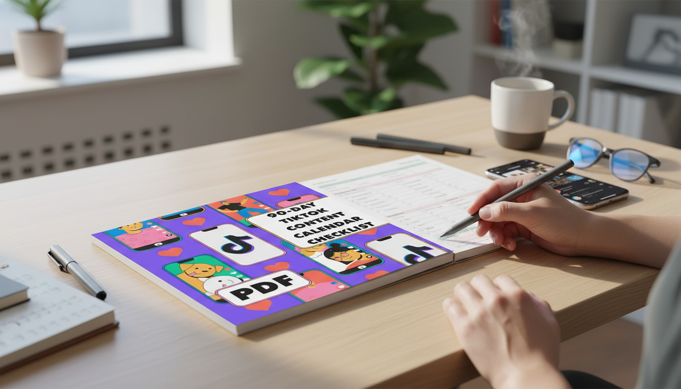 90-Day TikTok Content Calendar: Plan, Batch, Post, Review