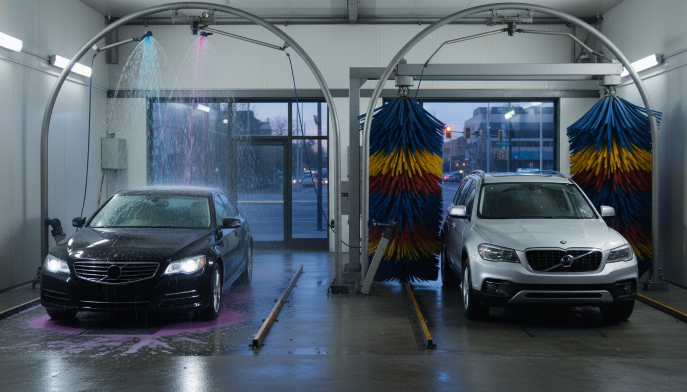 Automatic Car Wash Guide: Touchless vs Soft-Cloth