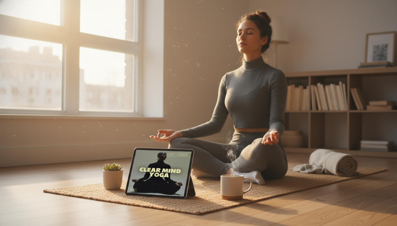 Clear Mind Yoga PDF: 10–20 Minute Brain Fog Reset