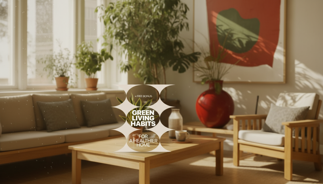 Easy Green Home Habits for Cleaner Air & Less Waste