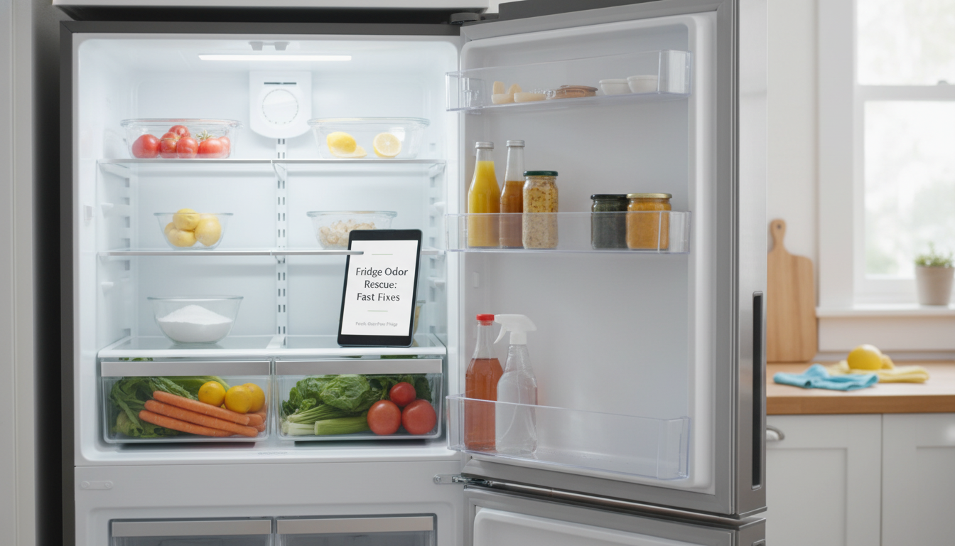 Fridge Odor Rescue: Fast Fixes and a Clean Reset