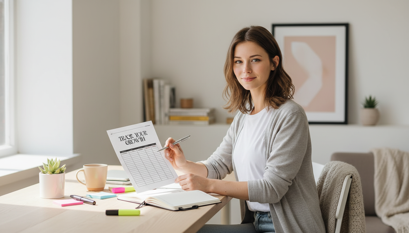 Track Personal Growth Simply: Daily & Weekly Check-ins