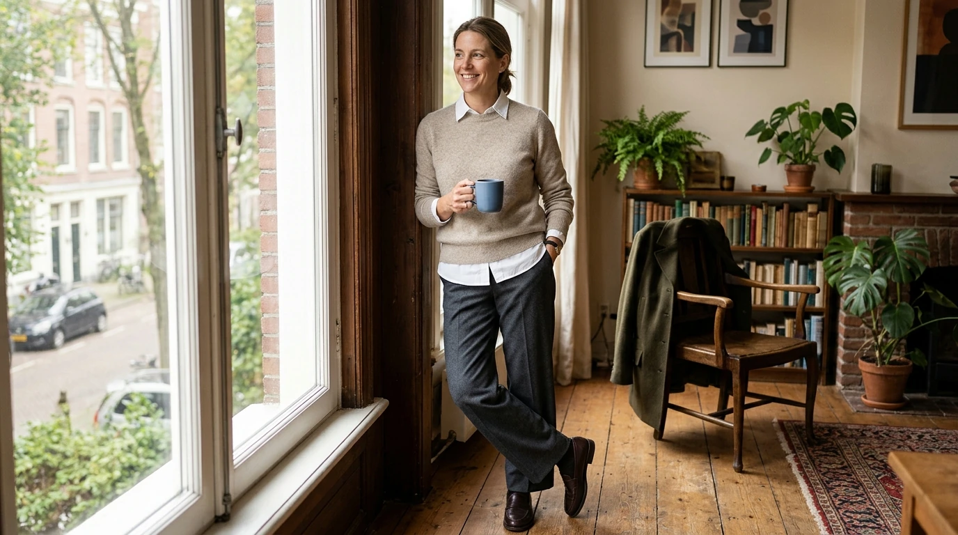 How to Wear a Crew Neck Sweater: Outfits for Every Day